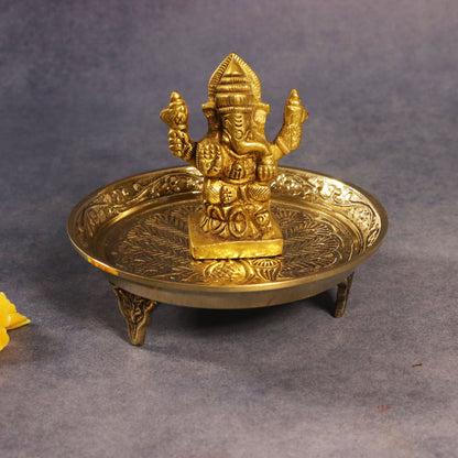 Brass Chowki- GJ peacock