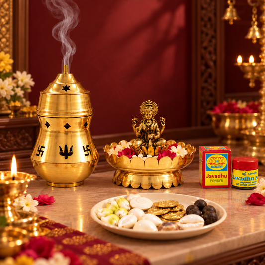 Lakshmi Varai En Illame Combo | Divine Home Décor & Puja Essentials
