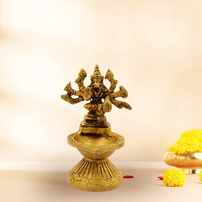 Antique Varagi Vilakku (Pital Prachin Varahi Deepak)