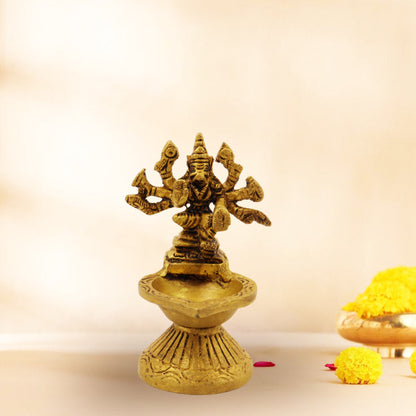 Antique Varagi Vilakku (Pital Prachin Varahi Deepak)