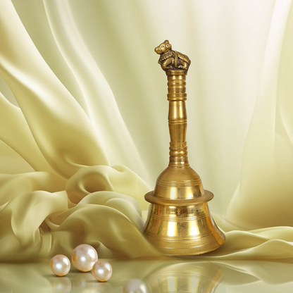 Golden Premium Brass Nandi Bell