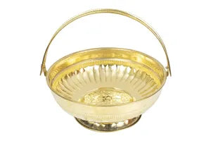 Lakshmi Brass Pooja Basket