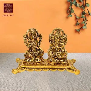 ऑक्सीकृत गणेश लक्ष्मी प्रतिमा