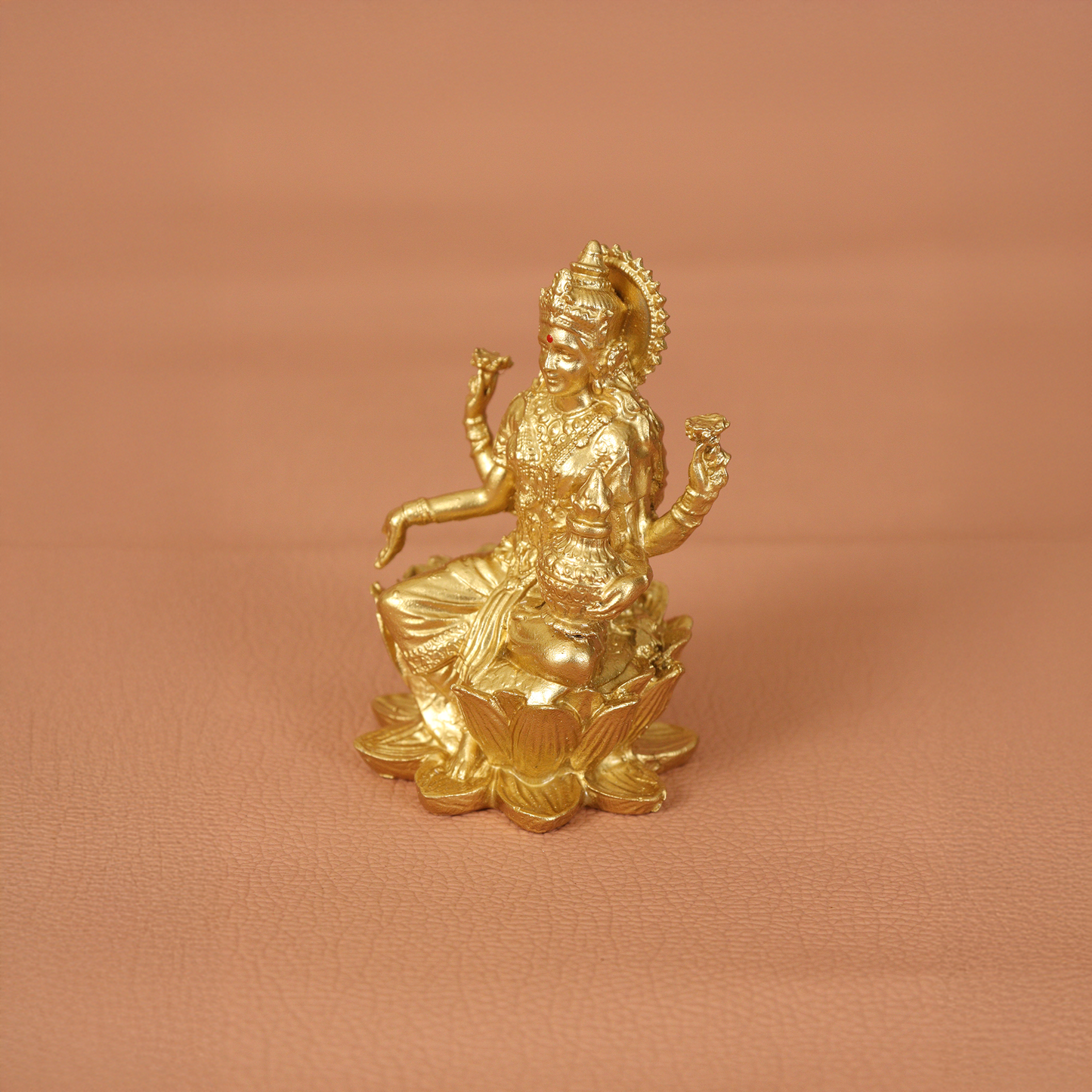 Gold Coated Lakshmi Statue