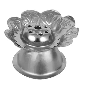 Silver Flower Agarbatti Stand