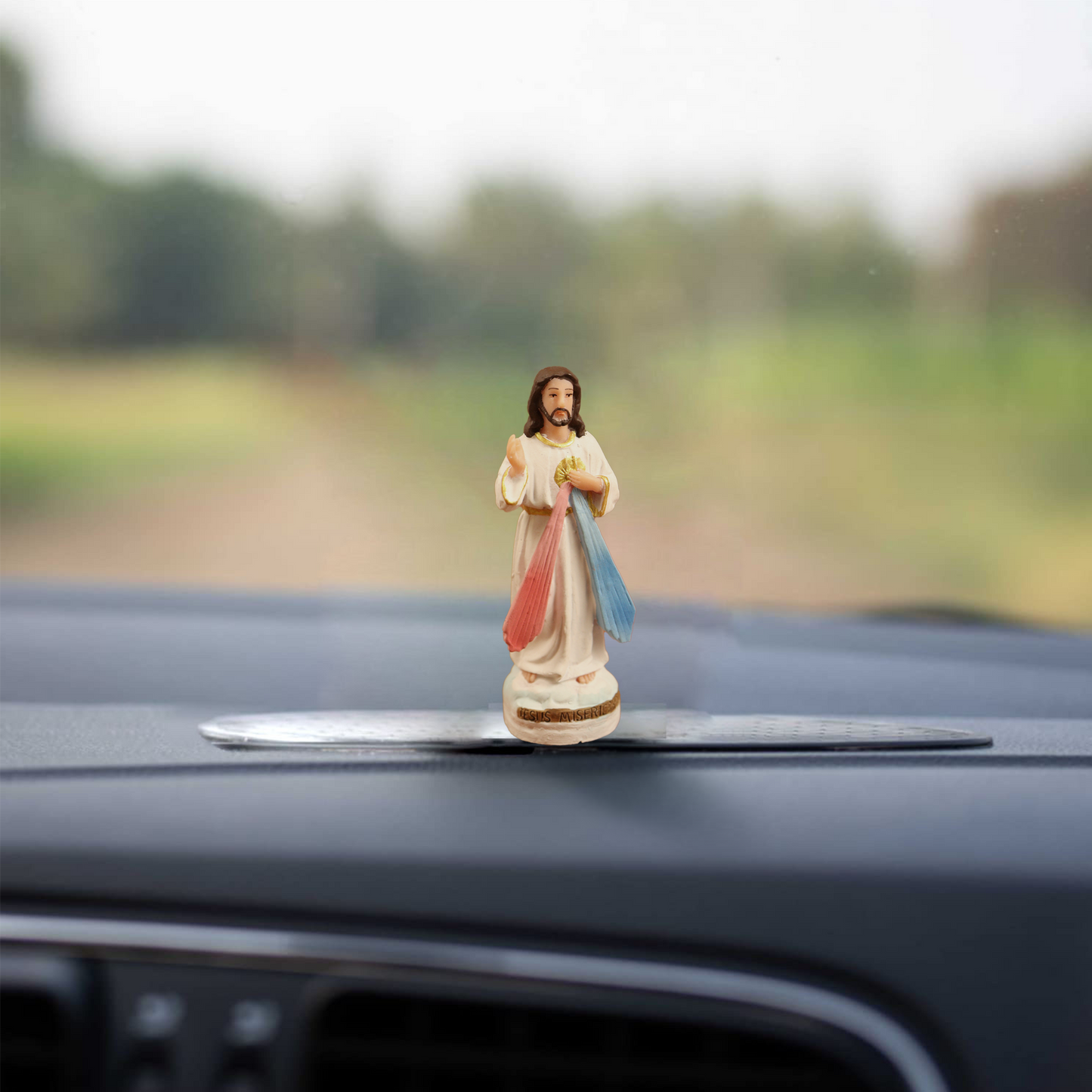 Jesus Statue White Divine Mercy (Yesu Murti Safed Kripa)