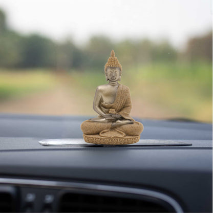 Resin Buddha - Grey (Buddha Murti Dhasar)