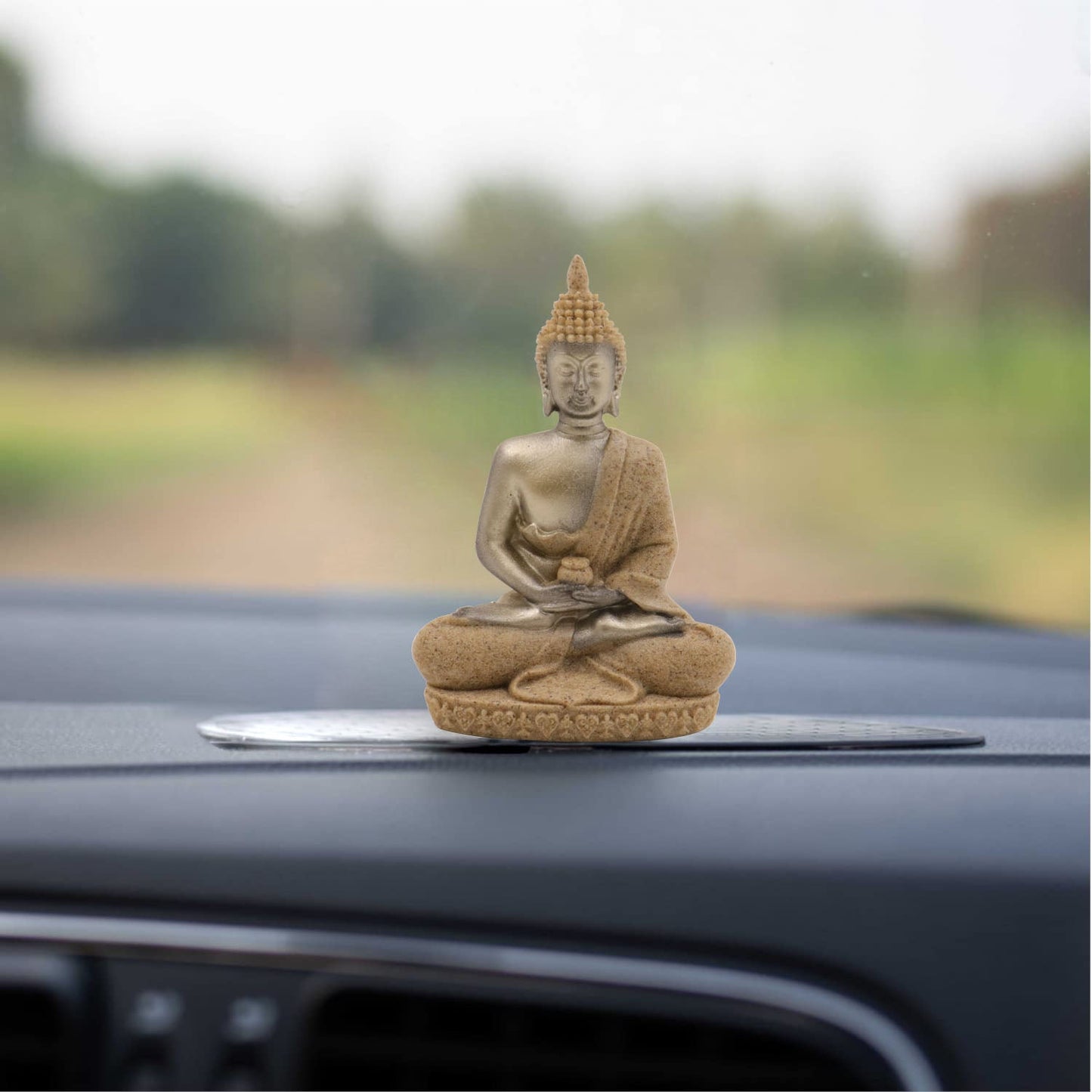 Resin Buddha - Grey (Buddha Murti Dhasar)