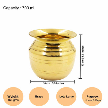 Brass Lota For Puja
