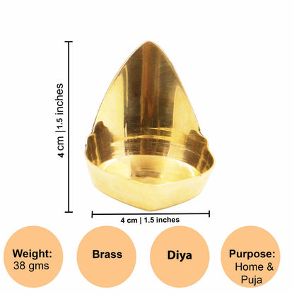 Brass Mada Vilakku |Traditional South Indian Entrance Lamp| 1.5inX1.5in
