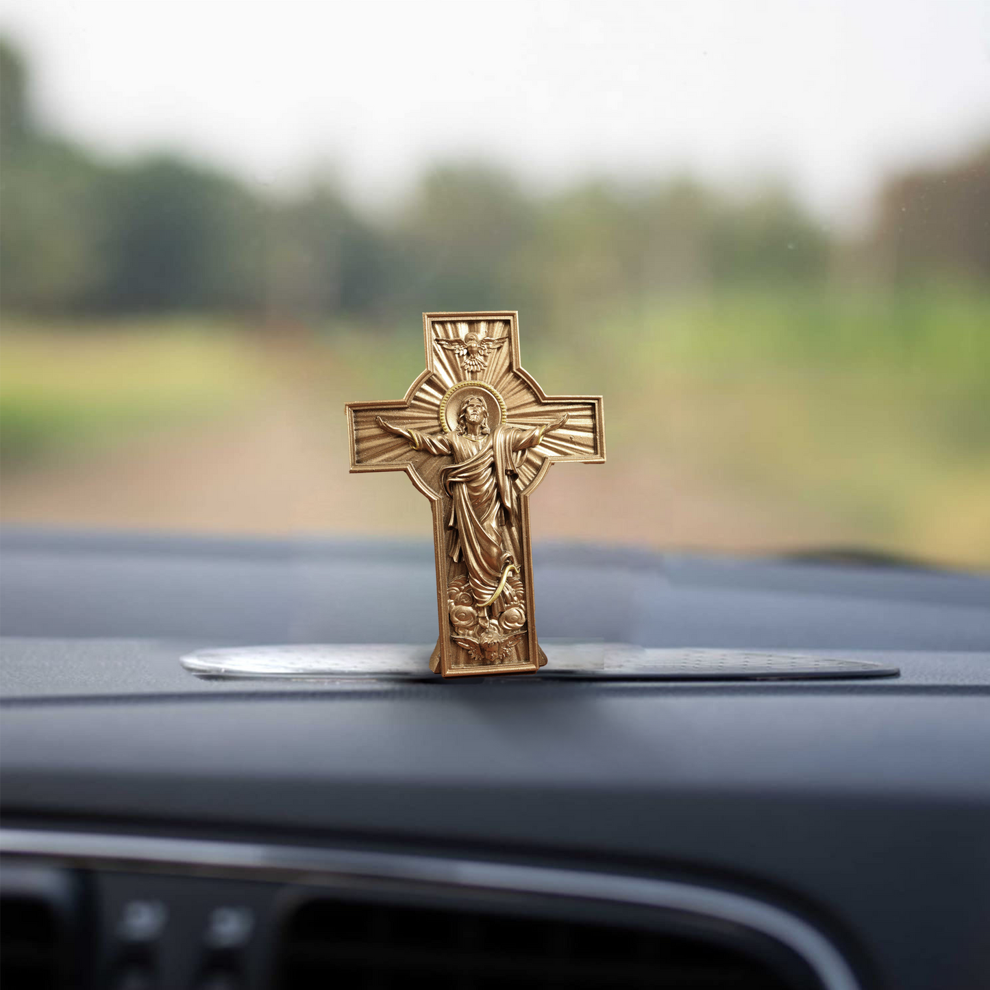 Jesus Cross (Gold) (Yesu Cross Sona)