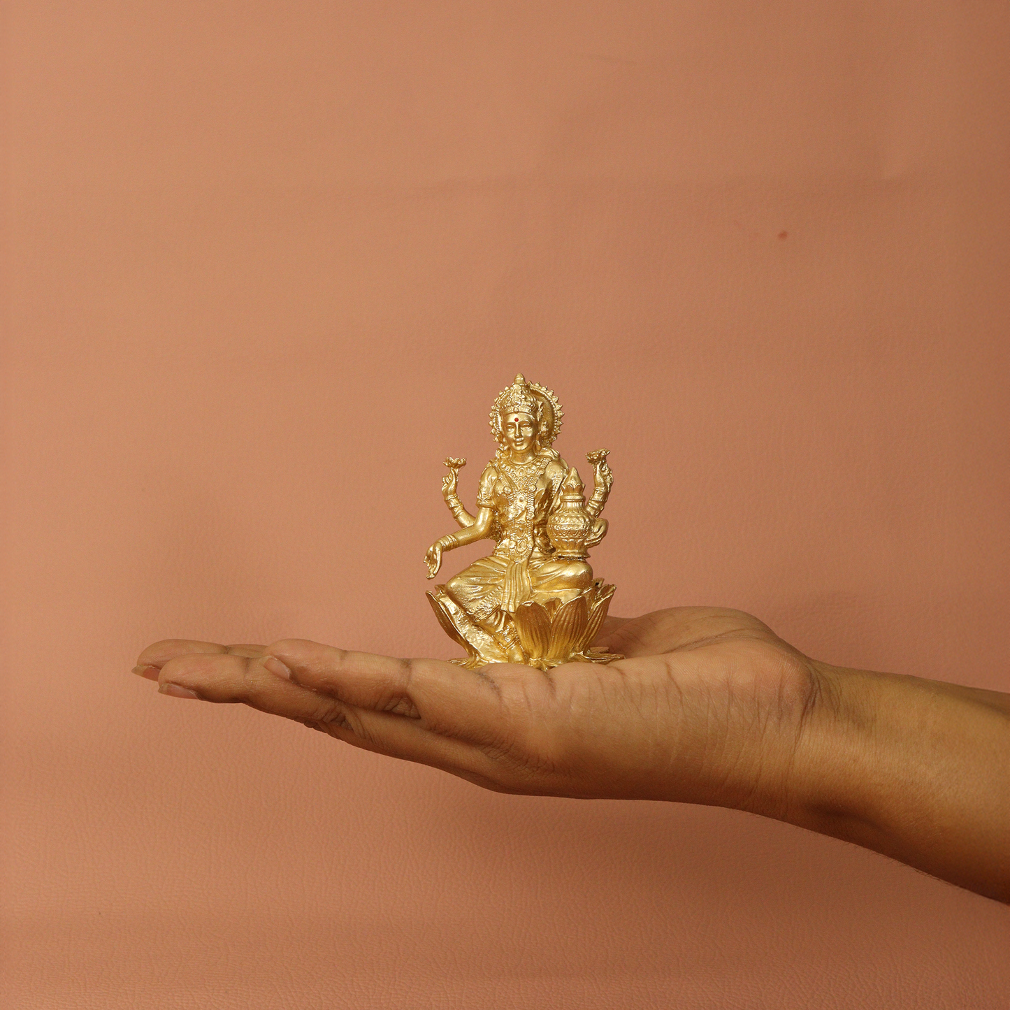 Gold Coated Lakshmi Statue