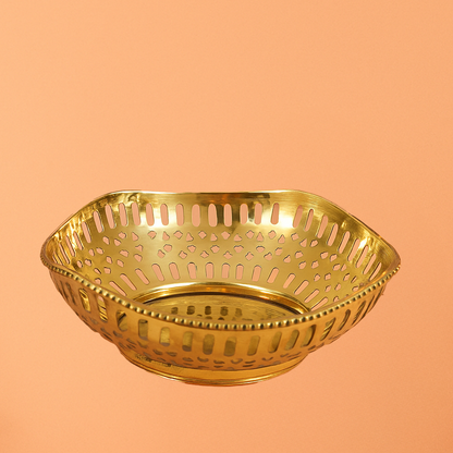 Brass Deep Bowl Fancy (Pital Deepak Katori Sundar)