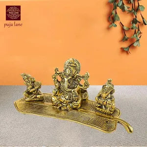 Oxidised Musical Ganesha Statue