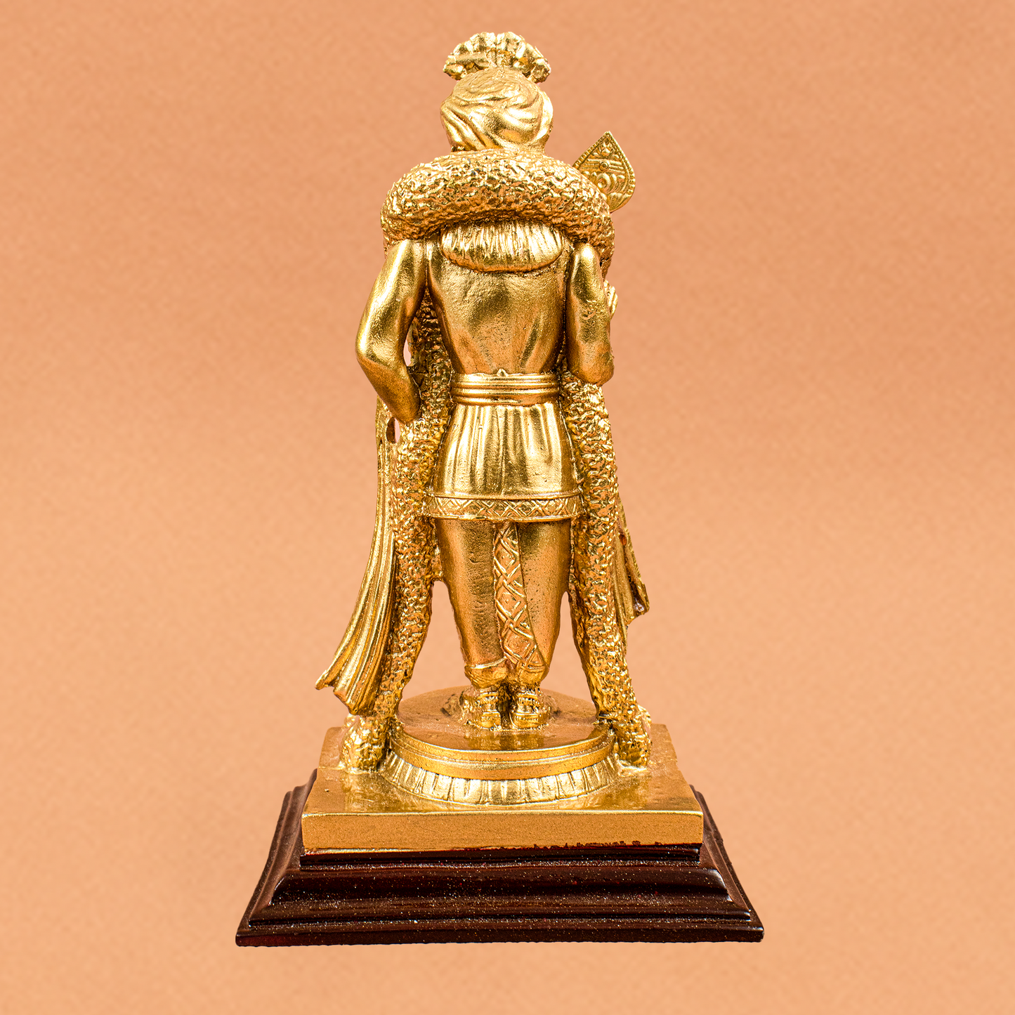 Pazhani - Resin Fiber Rajamurugar Gold 7 inch (Palani Raja Murugan Murti)