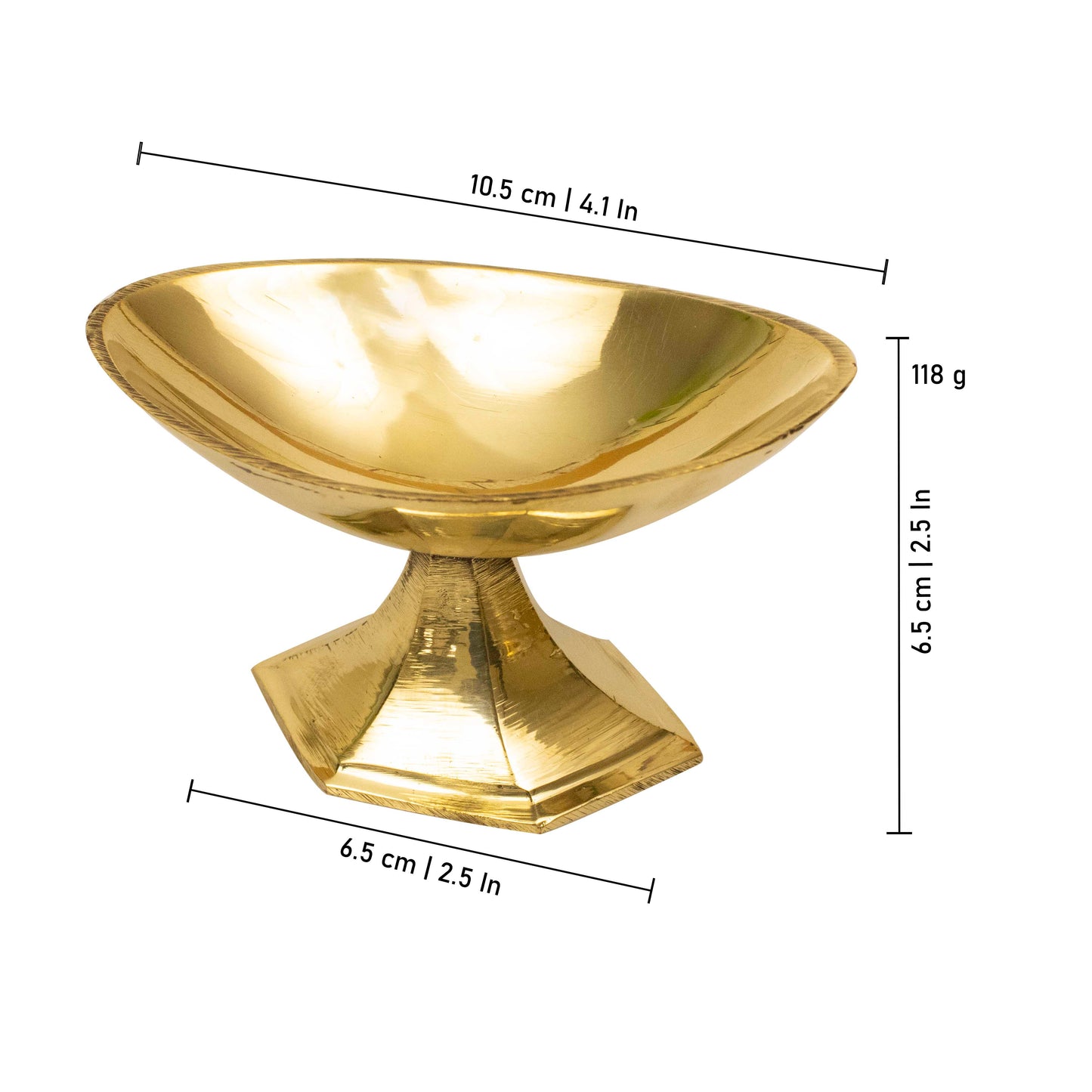 Brass Pooja-Kumkum-Boat
