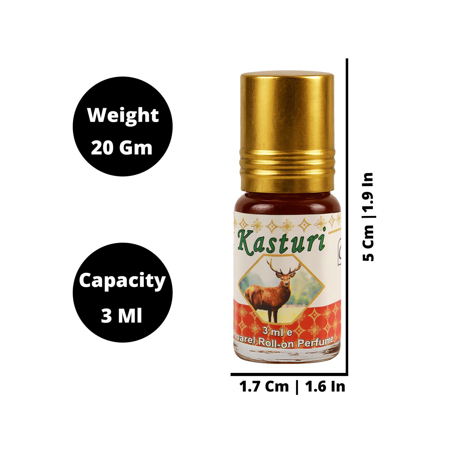 Javadhu Roll-On 3ml Kasturi