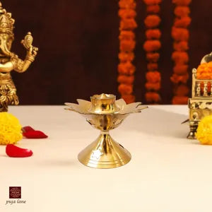 Brass Star Agarbatti Stand