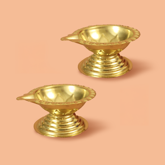 Brass Diya-Kamakshi Deepam Size-2