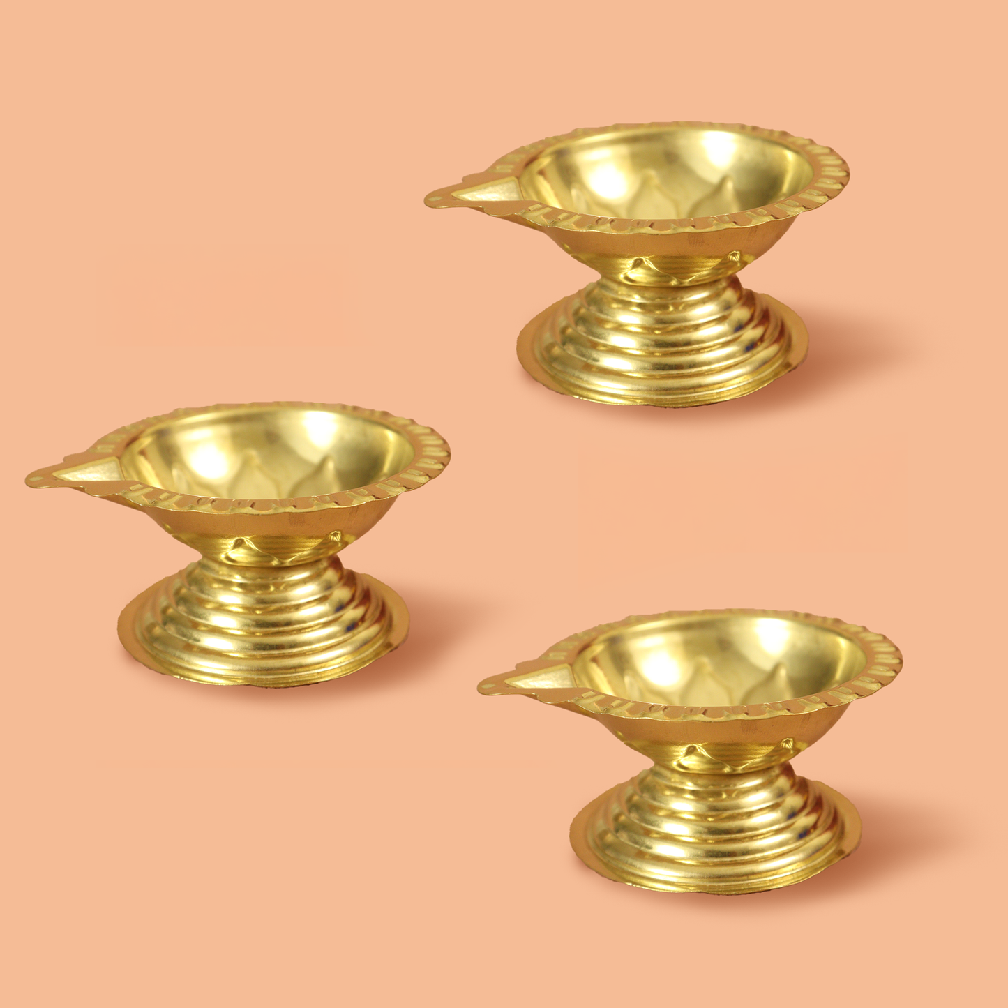 Brass Diya-Kamakshi Deepam Size-2