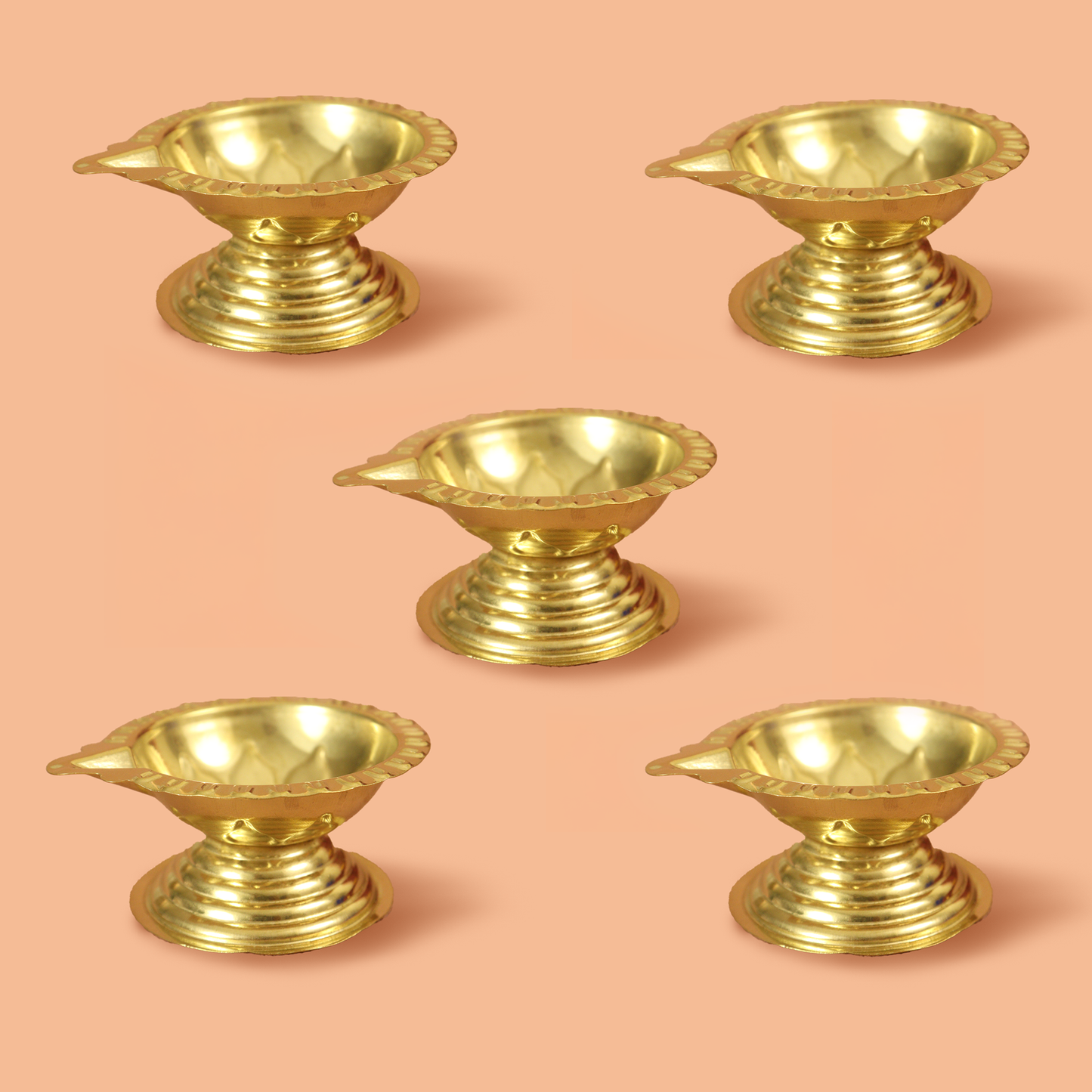 Brass Diya-Kamakshi Deepam Size-2