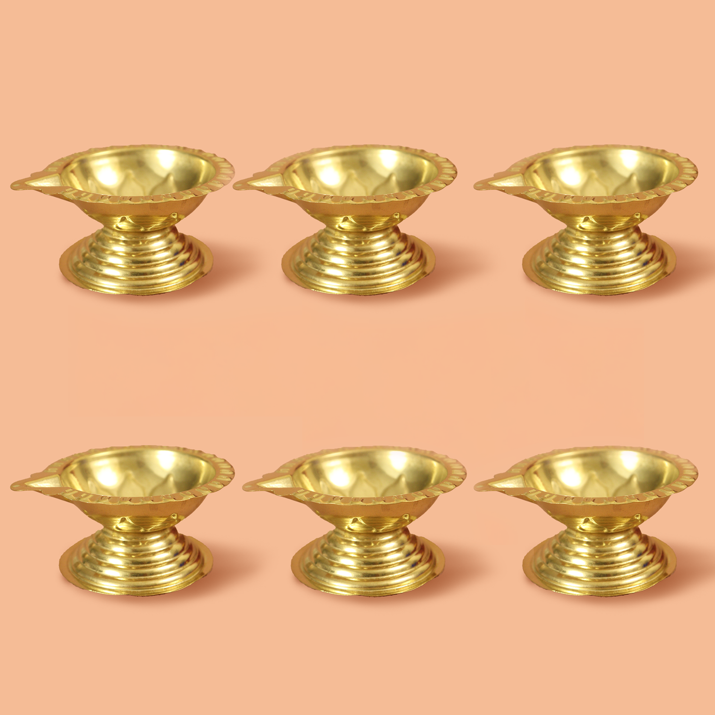 Brass Diya-Kamakshi Deepam Size-2