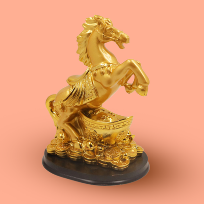 Resin Horse Decorative Showpiece (Ashva Murti)