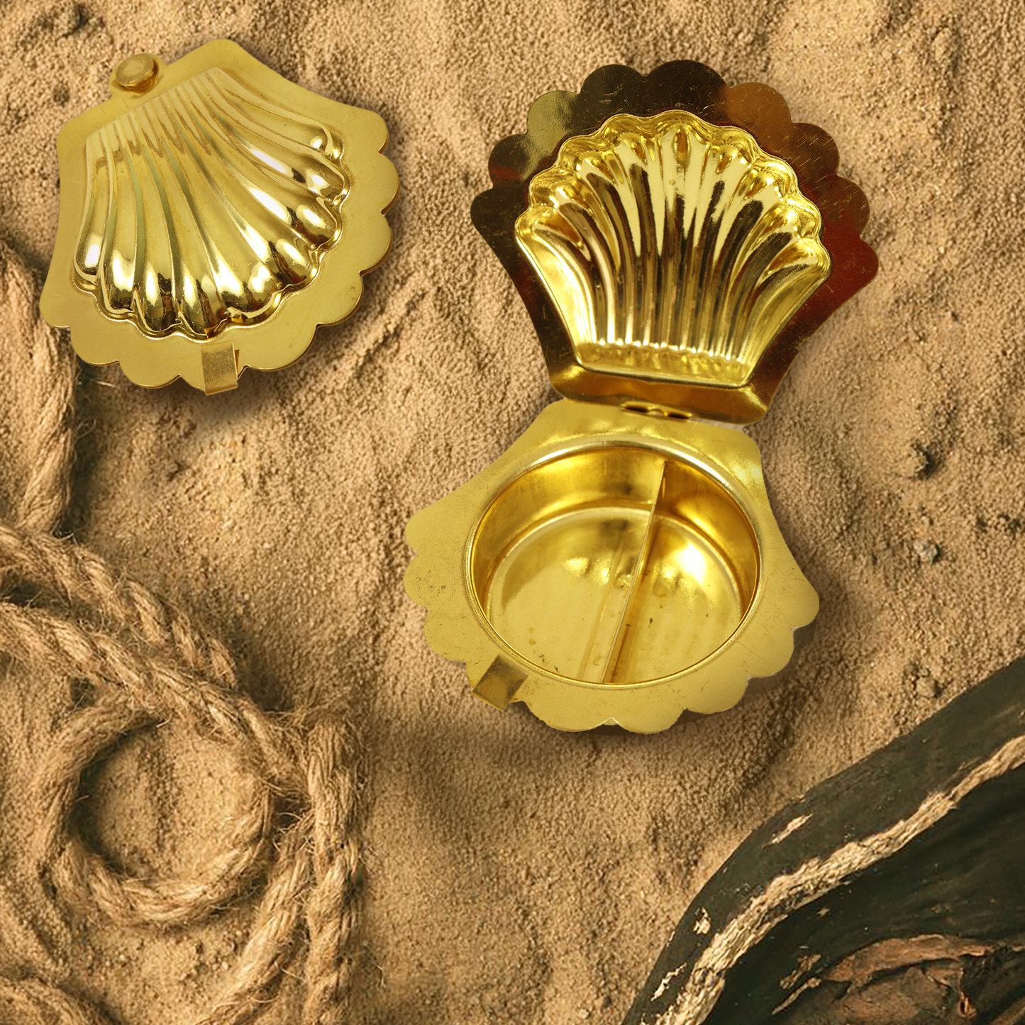 Peacock Design Kumkum Holder small